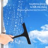 Glass Wiper with Non Slip Handle Silicone Window Cleaner Squeegee