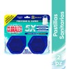 Cloralex Pastillas de baño p/tanque Fresc. Azul 2pz 80Gr