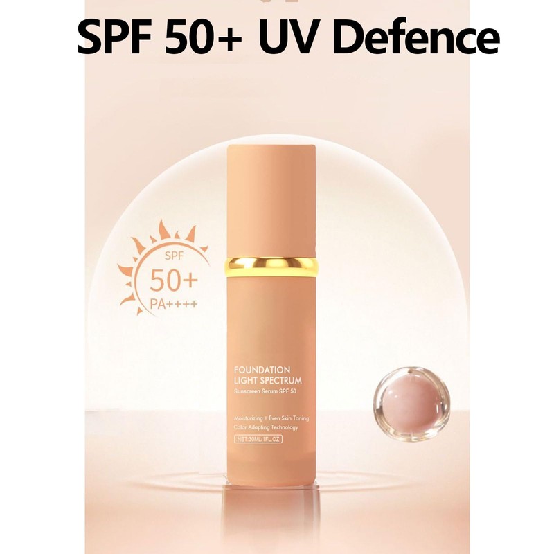 2 Pack Bio Foundation 4 in 1 Light Spectrum, Anti-Wrinkle