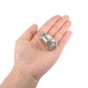 uxcell Latching Metal Push Button Switch 22mm Mounting Dia DPDT