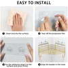 Corner Shower Shelves with 4 Hooks, 2-Tier Stainless Steel Bathroom