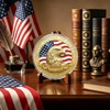 USA 250th Anniversary Commemorative Coin, American Eagle Collectible Coin