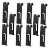 STOBAZA 10pcs Utility Hook Grid Wall Hangers Sturdy Metal Display