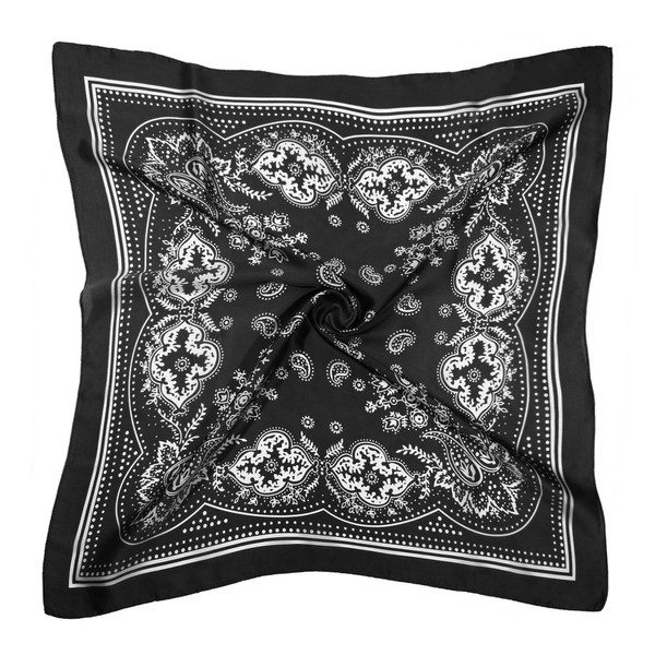 DOOBO 1 Pcs 27.5 Inches Satin Head Scarf Hair Scarf