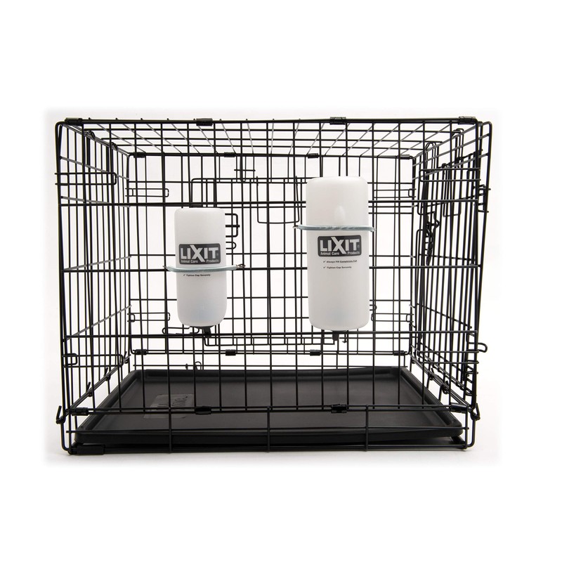 Lixit® Wide Mouth Water Bottles for Small Dogs (White, 16