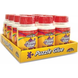 RoseArt Puzzle Glue Kit Dries Clear And Bright Easy Application With Reusable Applicator