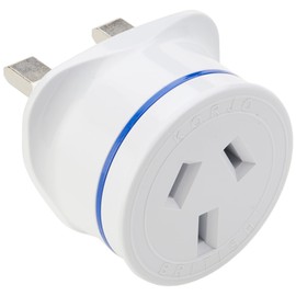 Korjo UK Travel Adaptor, for AU/NZ Appliances, use in UK, England