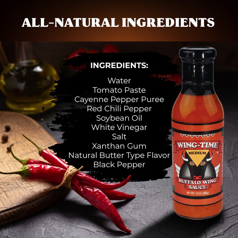 Wing-Time Buffalo Wing Sauce Medium (1)