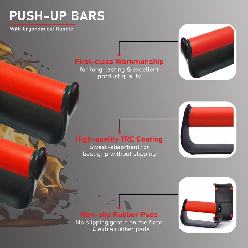 Portable Push Up Handles Bars,Strength Training Push Up Handle,Portable Calisthenics