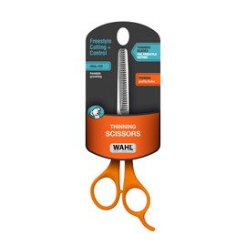 Wahl Thinning Scissors for Dogs, Orange/Silver
