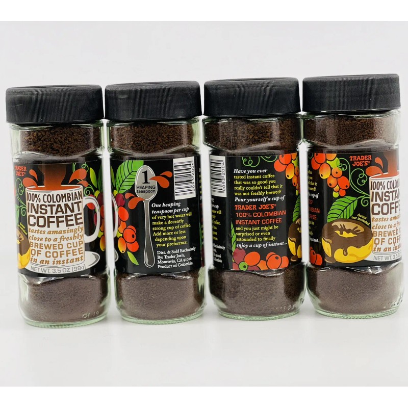 Trader Joe's 4X Trader Joe's Instant Coffee 3.5 oz Trader