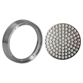 PONEZG Coffee Dosing Ring 58 mm Magnetic Stainless Steel + Puck Screen 58 mm Espresso Accessories for 58 mm Porta Filter, Portafilter Dosing Ring 58 mm Dosing Funnel Ring (58 mm Funnel Magnetic and