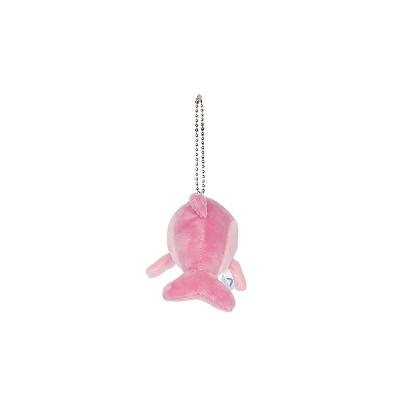 Aqua Stuffed Marine Anywhere and Friends Keychain Dolphin Pink 00080084