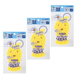 [Bulk Purchase] Zubizba Water Only OK ! Acrylic Sponge, 3 Pack