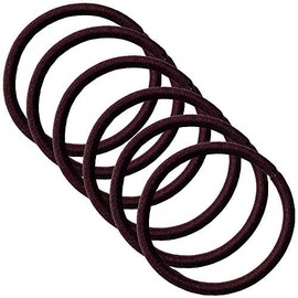 Craft Shop CLAN Hear Rubber Ring Rubber Inner Diameter 2.0 inches (5 cm), Thickness 0.2 inches (4 mm), Brown Color, Quantity Selectable, coconut brown