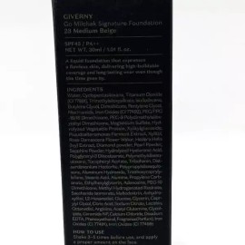 Givenchy 지베르니 고밀착 시그니처 파운데이션 30ml (SPF45, PA++)(SH) Guereni High-Adhesion Signature Foundation 30ml (SPF45, PA++)(SH)