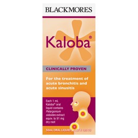 Blackmores Kaloba | Relieves Symptoms of Acute Bronchitis & Acute Sinusitis | 50ml Oral Liquid