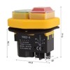 EasyByMall KJD17B AC220V 18A Waterproof Magnetic Push Button Switch 4