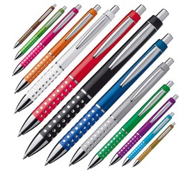 noTrash2003 Kugelschreiber mit glitzernder Griffzone im 10er Set, versch. Farben zur Auswahl