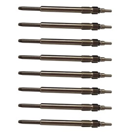 RAParts Glow Plug Set of 8 Fits Ford Turbo Diesel 7.3L Super Duty 94-03