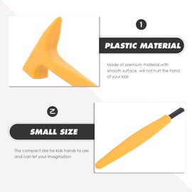 ibasenice 3 Sets Dinosaur Dig Tools Kit for Kids Dino Fossils Dig Kit Educational Excavation Kits STEM Science Kits with Mini Hammer Chisel Brush Scraper for Gems Fossils