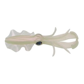 Ecogear 010 3.5 Inch Power Squeid, Pearl Glow (Noctilucent)