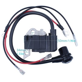 Atunee 42.5MM Cylinder Piston Ignition Coil Kit for Stihl MS210 MS250 MS230 025 023 021 Chainsaw Engine Motor with Muffler Fuel Fil-TER Spark Plug E-Clip Replace 11230201209 11230300408