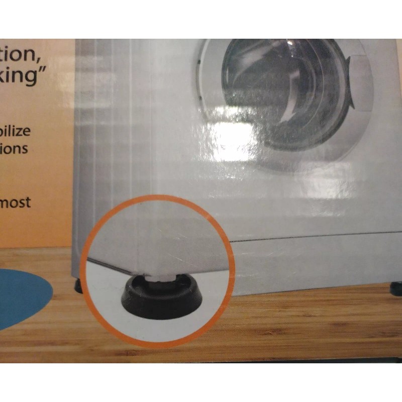 Unbranded Washer and Dryer Anti-Vibration Slip-Resistant Pads 4 Piece Set