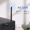 Yostyle Adaptador WiFi USB,Antena WiFi para PC AC 1200Mbps de