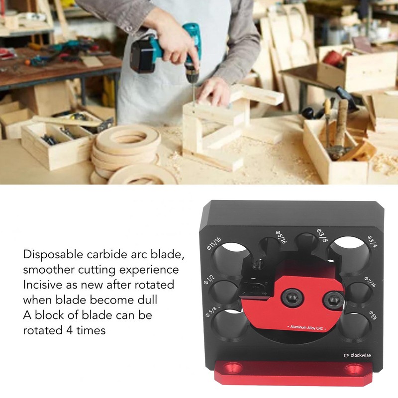 Electric Drill Milling Dowel Aluminum Alloy Round Bar Carbide Inserts