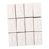 COHEALI 2 Sets DIY Stamps for Scrapbook Wooden Number Stamps