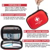 Mini First Aid Kit - 120 Piece Small Waterproof Hard