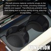 EKUWU Car Cup Coasters, Silicone Cup Holder Insert (4 Pack)