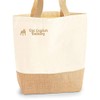Old English Bulldog Jute Jute Shopper Shopping Bag Dog Motif