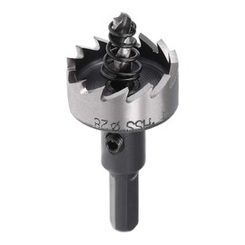 Still Awake 28mm HSS Hole Saw, High Speed Steel, Hole Saw Drill Bit Set, Compatible with Iron, Aluminum, Wood