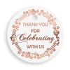 Thank You Gift Tags, Round Circle Gift Tag, 30 Pack,