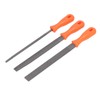 Wood Rasp File Set for 3Pcs Alloy Semi Round Woodworking