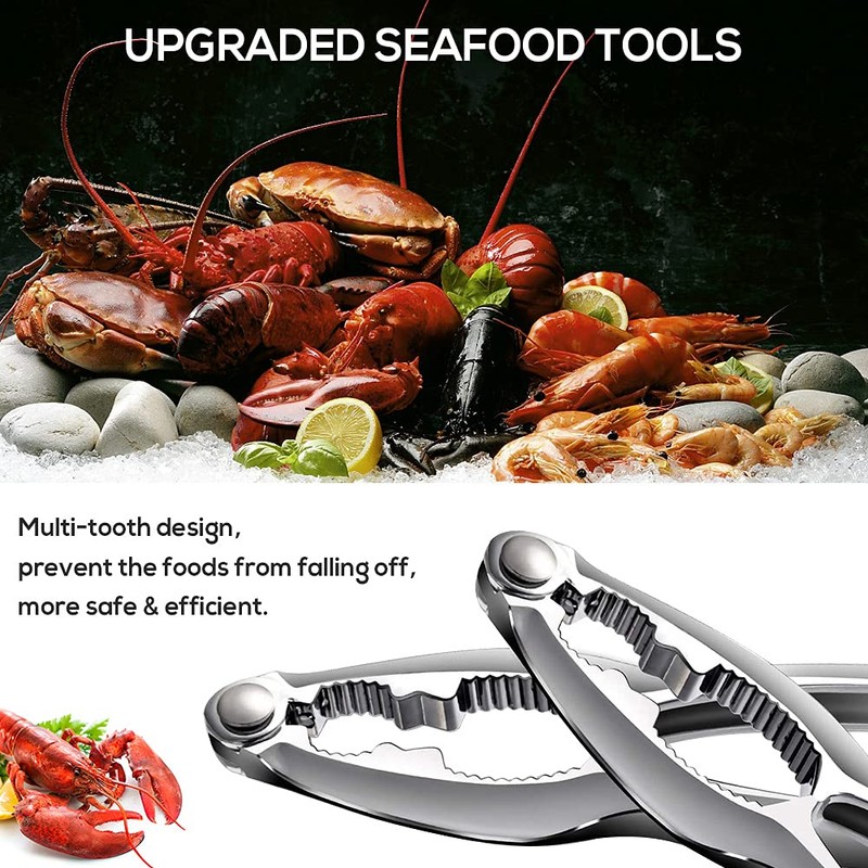 Crab Leg Crackers - Crab Crackers and Tools Set with