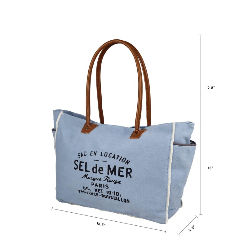 Lamyba Sel De Mer - Bolso de mano de lona