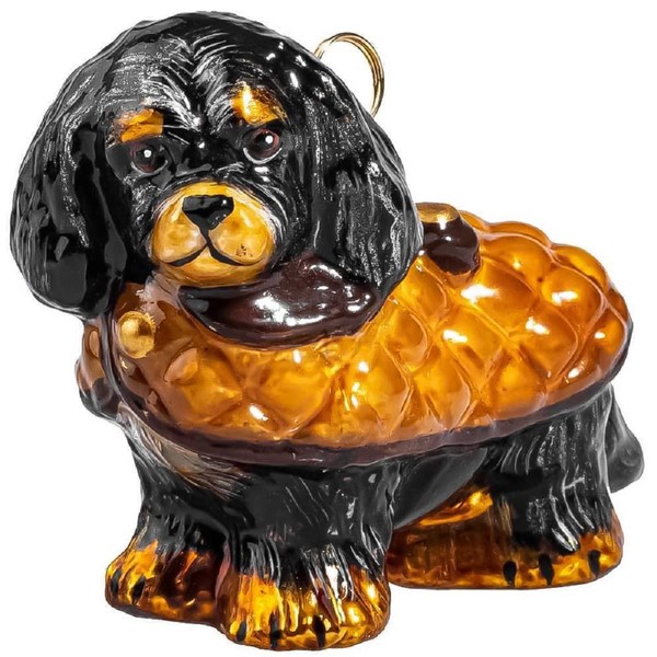 Joy To The World Black and Tan Cavalier King Charles