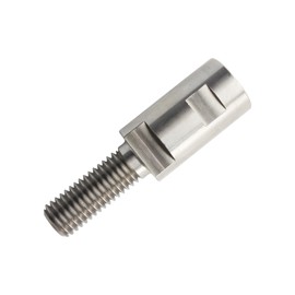 LEDBarz 3-1/2" Stainless Angle Grinder Arbor Extension,1-1/2" Thread Length,for Angle Grinder Extender Shaft with Airway Wheels & Buffing,Additional Threads On Power Tools with 5/8”-11 Thread Arbor