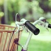 SOLODRIVE Bike Handlebar Grips, Vinyl Leather Grips, Hand-Stitched Beach Cruiser