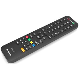 Meliconi Easy 2.1 Universal 2 in 1 Remote Control Replaces and Combines the Remote Controls of 1 TV and 1 Decoder Full Keypad Special Buttons for Smart TV