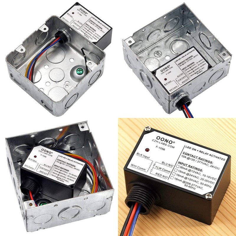 SPDT 10Amp Power Relay Module, Plastic Enclosure and Pre-Wired (AC/DC