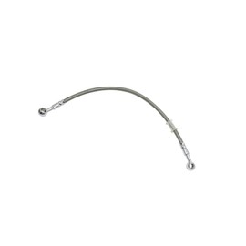 INFINAUTO Universal 35cm Stainless Steel Motorcycle Hydraulic Oil Hose Pipe Stylish Design