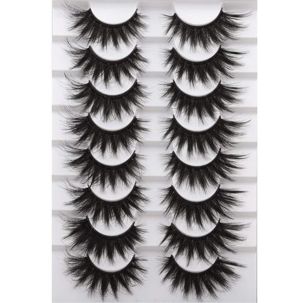 FANXITON FANXITON False Eyelashes 20 MM Long Fluffy False Lashes