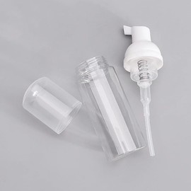 4 Pcs 50ml Clear Foam Pump Bottles Plastic Dispenser Foaming Bottles Refillable Empty Foam Bottles Foaming Soap Dispensers Travel Foaming Containers