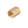sourcing map Brass Pipe Fitting, 1/4 Inch G Female Thread,