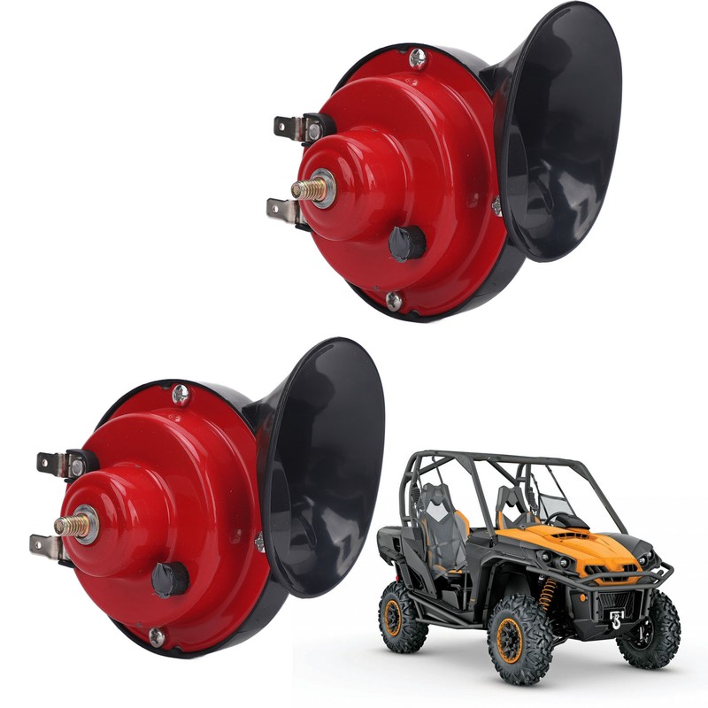 Pair of 12V UTV Horn Kit Super Loud with Switch