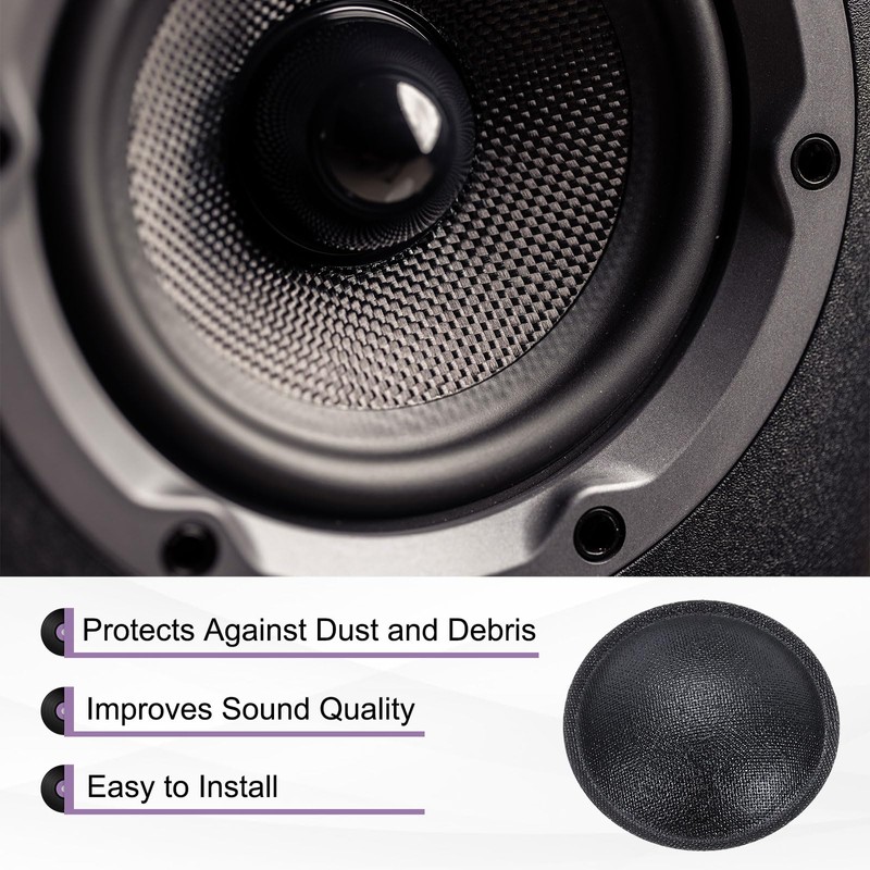 sourcing map 2 Pcs Speaker Dust Cap 35mm/1.4" Outer Diameter
